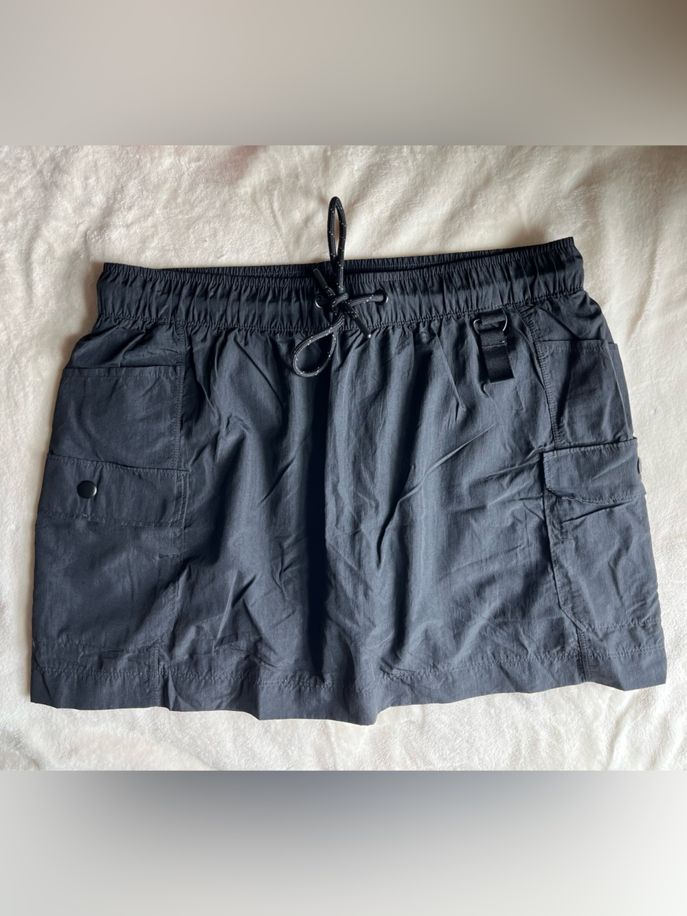 Avia Black Drawstring Utility Skort